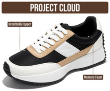 Load image into Gallery viewer, Project Cloud Womens Sneakers Memory Foam Lightweight Lace Up Shoes 2026