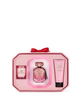 Load image into Gallery viewer, Victoria's Secret Bombshell 3 Piece Luxe Fragrance Gift Set: 1.7 oz. Eau de Parfum, Travel Lotion, & Candle