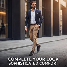 Load image into Gallery viewer, Elevator Shoes for Men, 2.36" Height Increasing High Top Sneakers with Hidden Insoles, Casual Dress Leather Shoes, Non-Slip Sole Black 43