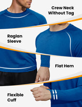 Load image into Gallery viewer, CE' CERDR 5 Pack Men's Long Sleeve Shirts, Quick Dry Moisture Wicking, L