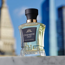 Load image into Gallery viewer, H HABIBI Cashmere Oud Arabian Cologne for Men - Eau de Parfum Spray (2.5 Oz) – Long Lasting Perfume for Men with Exotic Oud, Pink Pepper & Saffron, Luxurious Scent