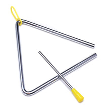 Load image into Gallery viewer, 6 Inch Musical Steel Triangle Percussion Instrument With Striker
