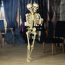 Load image into Gallery viewer, Fun Express Two-Headed Life-Size Human Skeleton (5 feet Tall) Posable