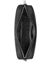 Load image into Gallery viewer, Michael Kors Women's Jet Set Large Printed Logo Crossbody Bag (Black)