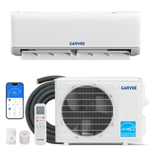 Load image into Gallery viewer, Garvee18000 BTU 21 SEER2 Ductless Mini Split AC & Heat Pump, WiFi Control, Compatible with Alexa, 230V Energy Efficient Inverter System, Cools Up to 1000 Sq.ft
