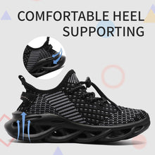 Load image into Gallery viewer, GLYGML Kids Shoes for Boys Girls Running Tennis Sneakers Athletic Walking Gym Sports Lightweight Breathable for Toddler/Little Kid/Big Kid All Black Size 12