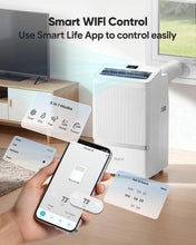 Load image into Gallery viewer, 16,000 BTU Portable Air Conditioners for Rooms up to 800 Sq Ft, Drainage-Free Cooling AC Unit with Smart App & Remote, Quiet Portable AC Unit with Dehumidifier & Fan, Sleep Mode for Home Office