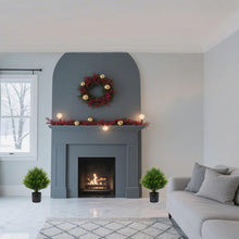 Load image into Gallery viewer, Artificial Topiary Ball Tree 19''T Faux Little Bush Ball Tree UV Resistant Shrub Potted Artificial Plant for Outdoor Indoor Front Porch Garden