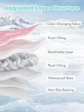 Load image into Gallery viewer, Rywell Dog Cooling Mat 2.0,Soft Blush Pink, 44" x 32" Thick & Durable Cooling Mat for Extra Large Dogs, Long-Lasting Cool with Waterproof & Color-Changing Arc-Chill Tech (Q-Max>0.5) Washable&Non-Toxic