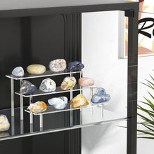 Load image into Gallery viewer, 3 Tier Acrylic Display Risers, Large Perfume Organizer Stand, Clear Cupcake Stand Holder, Display Shelves for Figurines, Dessert Shelf for Party, Risers Display Stand for Decoration (1 Pack)