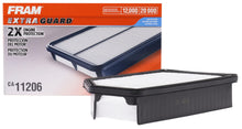 Load image into Gallery viewer, FRAM Extra Guard CA11206 Replacement Engine Air Filter for Select Hyundai and Kia Models, Provides Up to 12 Months or 12,000 Miles Filter Protection