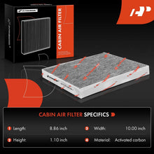 Load image into Gallery viewer, A-Premium Cabin Air Filter with Activated Carbon Compatible with Hyundai Sonata 2016-2019 & Kia Optima 2016-2020 Replace# 97133C1010, PC99206CP