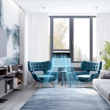 Load image into Gallery viewer, 6000 Btu U-Shaped Window Air Conditioner, WiFi & App Control, Ultra Quiet, Enabled Saddle Window AC Unit Cools Up to 300 Sq. ft, Cooling, Dehumidifier, Flexible for Home/Office