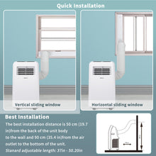 Load image into Gallery viewer, Shinco 8,000 BTU Portable Air Conditioner - 3-in-1 Cool/Dehumidifier/Fan for Rooms Up to 350 sq.ft, Remote Control & 24H Timer, Compact AC Unit for Bedroom/Office