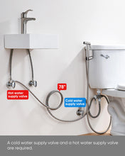 Load image into Gallery viewer, Arofa Hot and Cold Handheld Bidet Sprayer for Toilet, Warm Water Bidet with Adjustable Pressure, Non-Electric Temperature Control for Feminine Wash