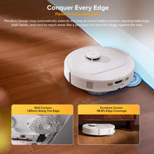 Load image into Gallery viewer, roborock Qrevo S5V Robot Vacuum and Mop, FlexiArm Edge Mopping, 12,000Pa Suction, Dual Zero-Tangle System, Smart Obstacle Avoidance, 10mm Mop Lifting, Auto Mop Washing & Warm Air Drying, White