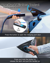 Load image into Gallery viewer, Level 2 EV Charger for Tesla, 40A/9.6kW Ultra-Fast Home Portable EV Charging Station with NEMA 14-50 Plug, 25FT Cable, Adjustable Current &Delay Start Timer, Compatible with Model Y/3/S/X (NACS Port)