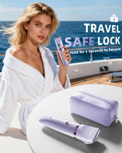 Load image into Gallery viewer, Ufree Bikini Trimmer Electric Razors for Women, Ceramic Blade Body Hair Trimmer, IPX7 Waterproof Rechargeable Lady Shaver, Personal Groomer for Legs & Pubic Hair, Gifts for Women, Purple