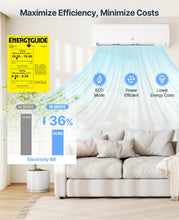 Load image into Gallery viewer, EXNOS 12000 BTU Mini Split AC & Heating System, Heat Pump, 19 SEER2, 115V