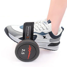 Load image into Gallery viewer, Feet Weight Lifting,Foot Dumbbell Attachment,Tibialis Trainer,Foot Weights for Exercise,Leg Lift Exercise Equipment Dumbbell Ankle Strap black 2pc