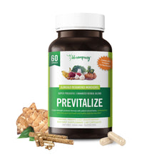 Load image into Gallery viewer, BB Company Previtalize | Prebiotics for Women, Prebiotic Fiber for Gut Health, Digestive Health | Food for Good Probiotics | Complement to Probiotics & Provitalize | Packaging Vary | 60 Ct