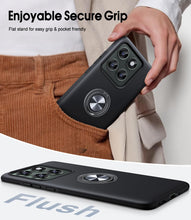 Load image into Gallery viewer, JAME for Motorola Edge 2025 Case, Dual Layer Military Grade Protection Shockproof Cover with Ring Holder Stand Kickstand, Slim Fit Protective Phone Case for Motorola Moto Edge 2025, Black