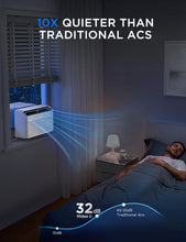 Load image into Gallery viewer, Midea 12,000 BTU U Shaped Smart Inverter Window Air Conditioner - Cools 550 Sq Ft, Ultra Quiet with Open Window Operation - Alexa/Google Assistant Compatible, 37% Energy Savings, Remote (2026 Edition)