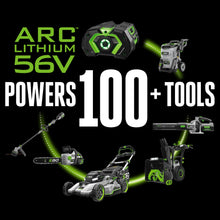 Load image into Gallery viewer, EGO POWER+ 56V Starter Collection 21" Cordless Push Lawn Mower LM2114 & 15" Powerload String Trimmer ST1511T & 615CFM Leaf Blower LB6151, (1) 4Ah (2) 2.5Ah Batteries and (3) Chargers Included