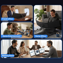 Load image into Gallery viewer, Vixtan 14" Triple Laptop Screen Extender, 3.0 lbs Lightweight FHD IPS Portable Monitor for Laptop, USB-C Plug & Play Multi Screen Attachment for 13-17.3" laptops with Windows/Mac/Chrome