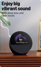 Load image into Gallery viewer, Amazon Echo Spot (newest model), Great for nightstands, offices and kitchens, Smart alarm clock, Designed for Alexa+, Ocean Blue