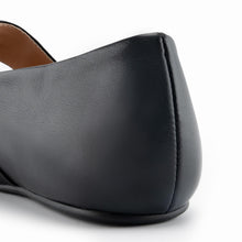 Load image into Gallery viewer, Gradinery Metal Buckle Mary Jane Ballet Flats Shoes Round Toe Slip On Casual Dress Ballerina Shoes Metal Black Size 6