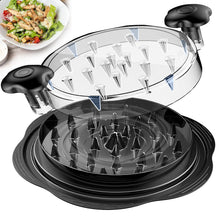 Load image into Gallery viewer, SURETIVIAN Chicken Shredder Large Chicken Breast Shredder Tool Twist with Brush&Fork, Visible Meat Shredder Machine, Strong Anti-Slip Strip, Ergonomic Handle, BPA Free, Suitable for Pork Beef Chicken