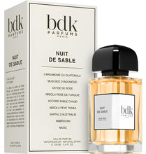 Load image into Gallery viewer, Bdk Parfums Nuit De Sable Eau De Parfum Spray, 3.4 Ounce (Unisex)