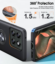 Load image into Gallery viewer, JAME for Motorola Edge 2025 Case, Dual Layer Military Grade Protection Shockproof Cover with Ring Holder Stand Kickstand, Slim Fit Protective Phone Case for Motorola Moto Edge 2025, Black