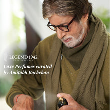 Load image into Gallery viewer, Legend 1942 Luxe Perfumes by Amitabh Bachchan | Heritage White Long Lasting Perfume For Men & Women | Cologne - Woody Fragrance | Birthday Anniversary Husband Wife Gifts | Everyday Essentials | 100Ml