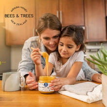 Load image into Gallery viewer, Bees & Trees Manuka Honey 830+ MGO – New Zealand Pure Monofloral, Raw, Bioactive – Unpasteurized Superfood for Wellness – Bioactive, Nutrient-Packed for Immunity & Vitality - 300g (10.6oz) Glass Jar