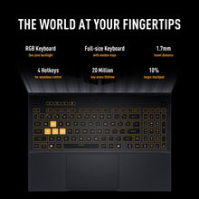 Load image into Gallery viewer, ASUS TUF Gaming F16 (2025) Gaming Laptop, 16” FHD+ 165Hz 16:10 Display, Intel® Core™ i5 Processor 13450HX, NVIDIA® GeForce RTX™ 5050, 16GB DDR5, 512GB PCIe Gen4 SSD, Wi-Fi 6E, Win 11 Home