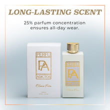 Load image into Gallery viewer, Blanca Pura Eau de Parfum for Men & Women by Perfuadictos - Elegant Jasmine Perfume with White Musk & Magnolia - Long-Lasting 25% Fragrance Concentration - Luxurious Gift (3.4 fl oz)
