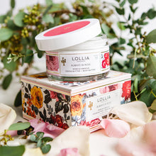 Load image into Gallery viewer, LOLLIA Always in Rose Body Butter, 5.5 oz. - Rose & Hibiscus Fragrance – Shea Butter & Cocoa Butter, Body Lotion for Women, Hydrating & Smooth Body Moisturizer