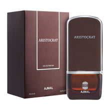 Load image into Gallery viewer, Ajmal Aristocrat Eau de Parfum for Men – 2.5 fl oz / 75 ml | Long-Lasting Woody Ambery Fragrance with Citrus & Musk | Luxury Perfume Crafted in Dubai