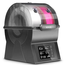 Load image into Gallery viewer, Sovol Filament Dryer, SH02 Dry Box Filament Sealed Storage Box 3D Printer Spool Holder with PTC Heater, Filament Dehydrator with Touch Screen, One Key Set, Compatible with PLA PETG TPU ABS 1.75/2.85mm