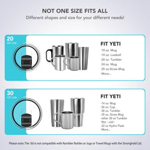 Load image into Gallery viewer, 30 oz Tumbler Lid, Replacement Lids Compatible for YETI 30 oz Tumbler, 14 oz Mug and 35 oz Straw Mug, 2 Pack Travel Spill Proof Cup Lids Covers with Magnetic Slider Switch, BPA Free