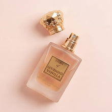 Load image into Gallery viewer, Prince Parfums Dubai – Story of Gourmand Vanilla – Women’s Extrait de Parfum 3.4 Ounces – Luxury Perfume with Coconut, Peach, Tiare Flower & Vanilla – Romantic, Sweet & Long Lasting Fragrance