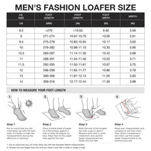Load image into Gallery viewer, HEEZ Men's Platform Loafers Casual Slip On Shoes Lightweight Comfortable Business Office Walking Shoes Black