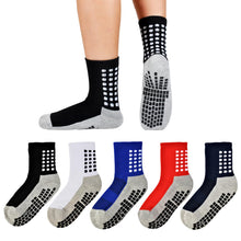 Load image into Gallery viewer, Marchare Boys Soccer Socks Athletic Sports Socks 10-14 Years Hospital Grip Soccer Socks For Boys Girls 5 Pack