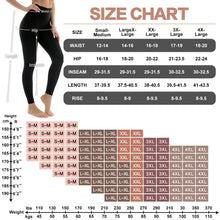 Load image into Gallery viewer, 4 Pack Leggings for Women Butt Lift High Waisted Tummy Control No See-Through Yoga Pants Workout Running Leggings