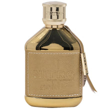 Load image into Gallery viewer, Dumont Nitro Gold Extrait De Parfum 3.4 Fl. Oz | Long Lasting Unisex Perfume | Citrus Woody Amber Fragrance | Premium Luxury Scent for Men