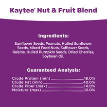 Load image into Gallery viewer, Kaytee Nut & Fruit Wild Bird Seed, 5 lb