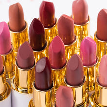 Load image into Gallery viewer, Ogee Full Bloom Sculpted Lipstick (Santana - Cherry Red) - Long Lasting Organic Lipstick with Jojoba Oil & Micro Hyaluronic Acid - 70% Organic Ingredients & Made in USA