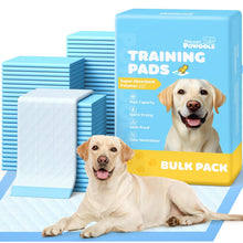 Load image into Gallery viewer, Powools 100-Pack X-Large Puppy Pads - 34'' x 28'' Pee Pads for Dogs Potty Training with Leak-Proof Quick-Dry Design, 6-Layer Wee Wee Pads for Dogs, Blue